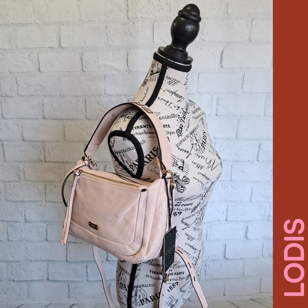REDUCED. Midsz nwt Lodis pink leather bag